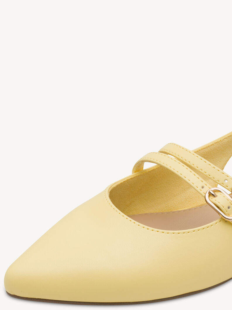 Scarpe con cinturino alla caviglia - giallo, LIMONCELLO, hi-res