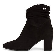 Lederstiefelette - schwarz, BLACK, hi-res