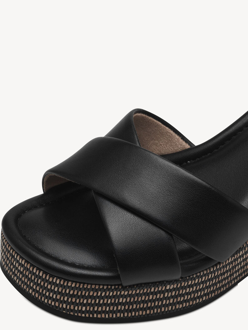 Sandal - black, BLACK, hi-res