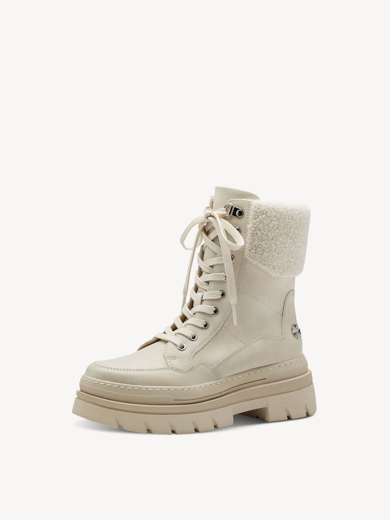 Stiefelette - beige Warmfutter, CREAM COMB, hi-res