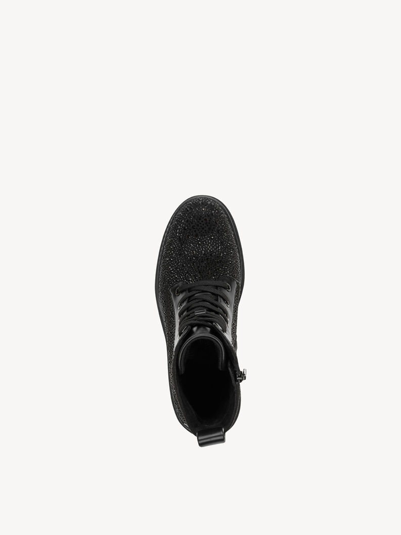 Stiefelette - schwarz, BLACK GLITTER, hi-res
