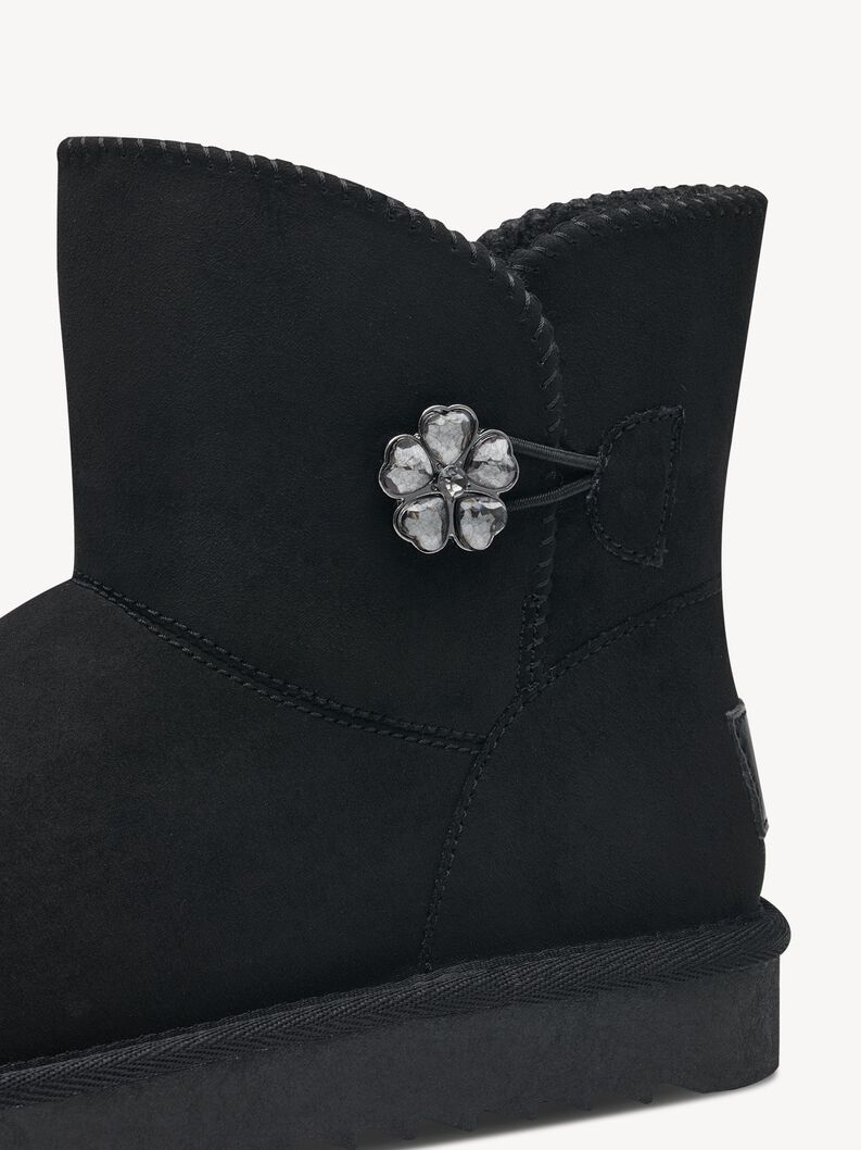 Stiefelette - schwarz Warmfutter, BLACK, hi-res