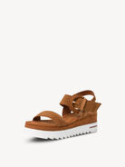 Heeled sandal - brown, COGNAC, hi-res