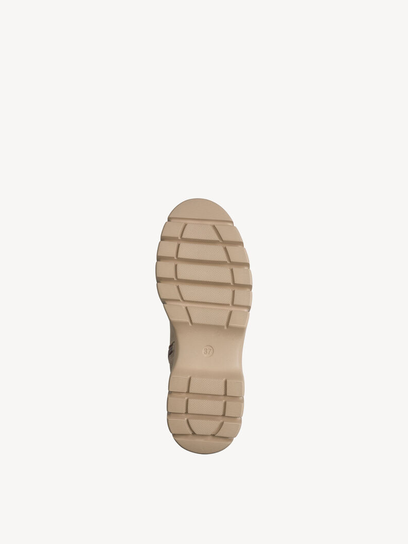 Lederstiefelette - beige Warmfutter, TAUPE, hi-res