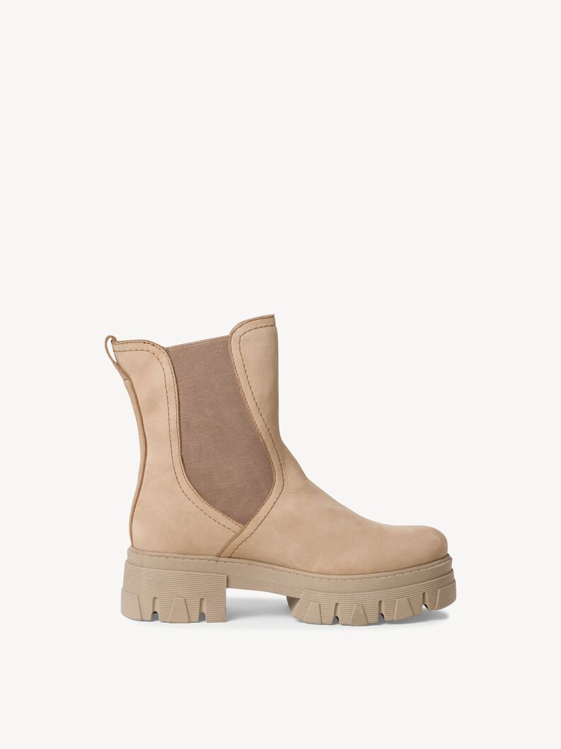 Leather Chelsea boot - beige, TAUPE NUBUCK, hi-res