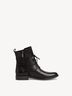 Lederstiefelette - schwarz, BLACK, hi-res