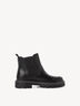 Leather Chelsea boot - black, BLACK/WHITE, hi-res