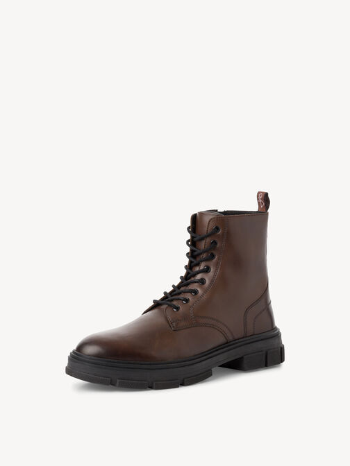 Lederstiefelette - braun Warmfutter, MOCCA, hi-res