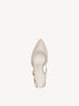 Lederslingpumps - beige, CREAM, hi-res