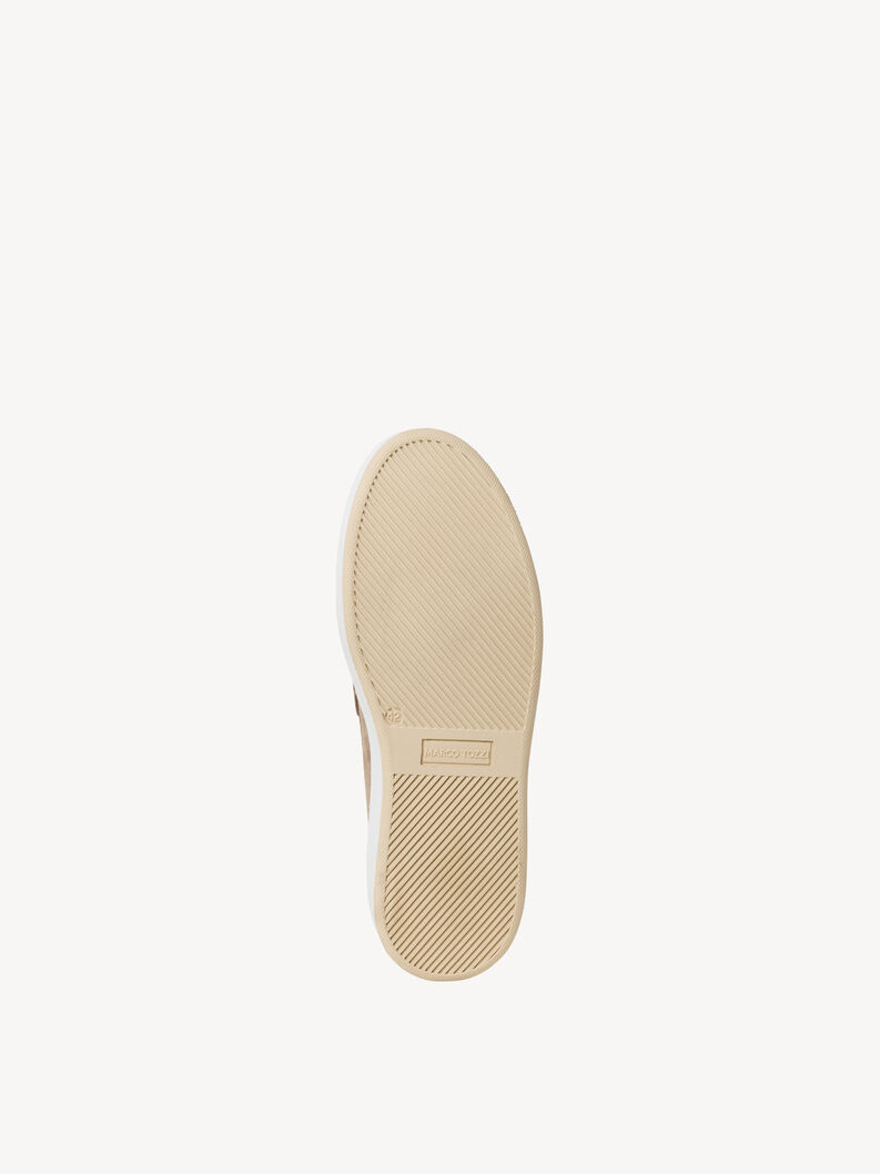 Lederslipper - beige, TAUPE, hi-res