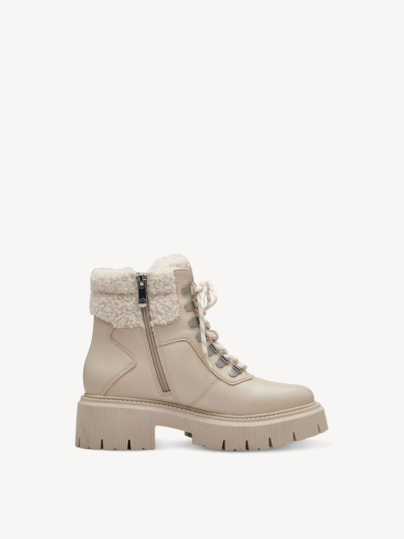 Stiefelette - beige Warmfutter, CREAM, hi-res