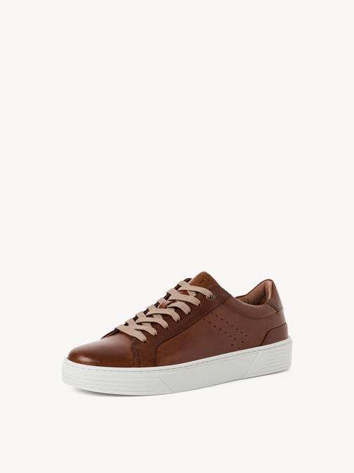 Ledersneaker - braun, COGNAC, hi-res