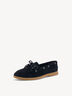 Lederslipper - blau, NAVY, hi-res
