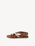 Ledersandale - braun, COGNAC COMB, hi-res