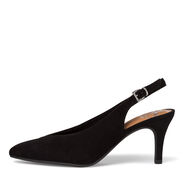 Pompes d'élingage en cuir - noir, BLACK, hi-res