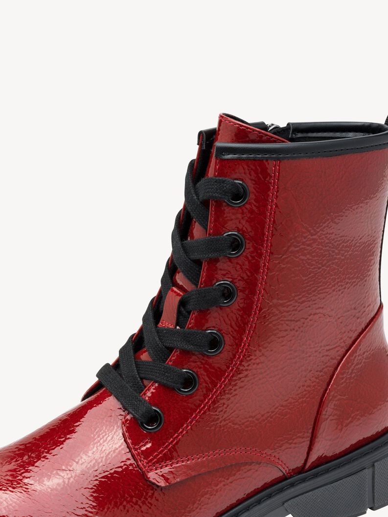 Stiefelette - rot, DK.RED PAT., hi-res