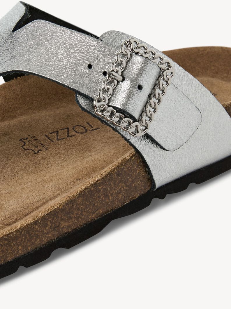 Lederzehentrenner - silber, SILVER, hi-res