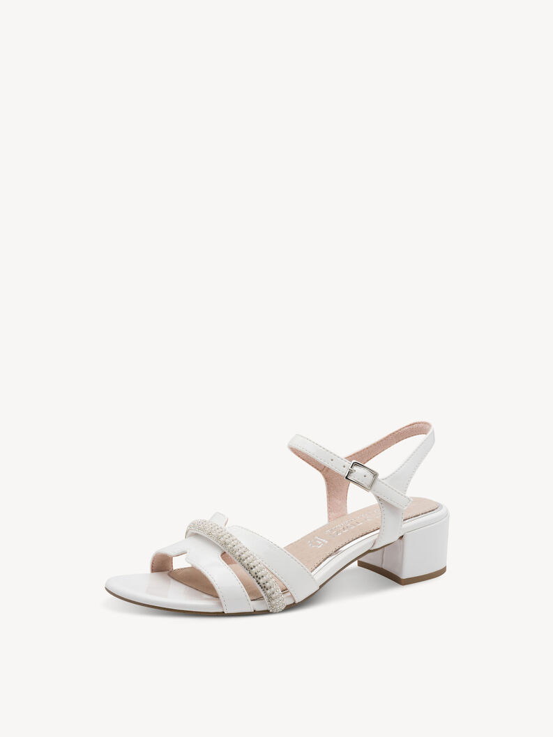 Sandalette - beige, IVORY PATENT, hi-res