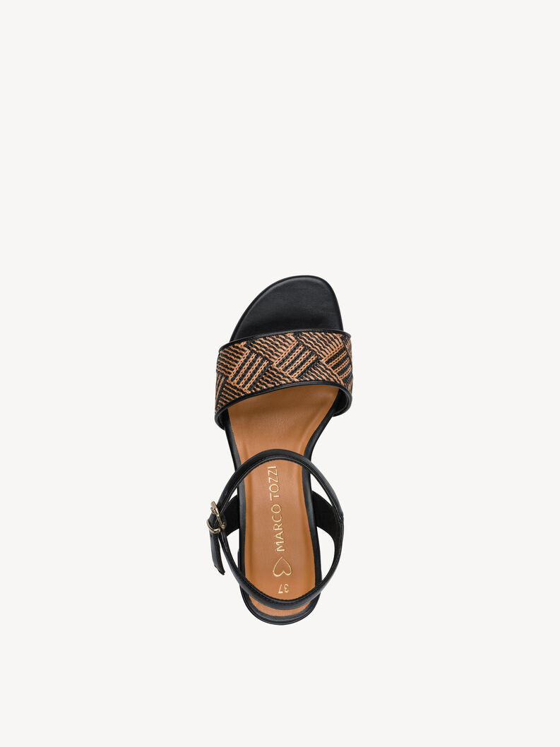 Sandalette - schwarz, BLACK COMB, hi-res