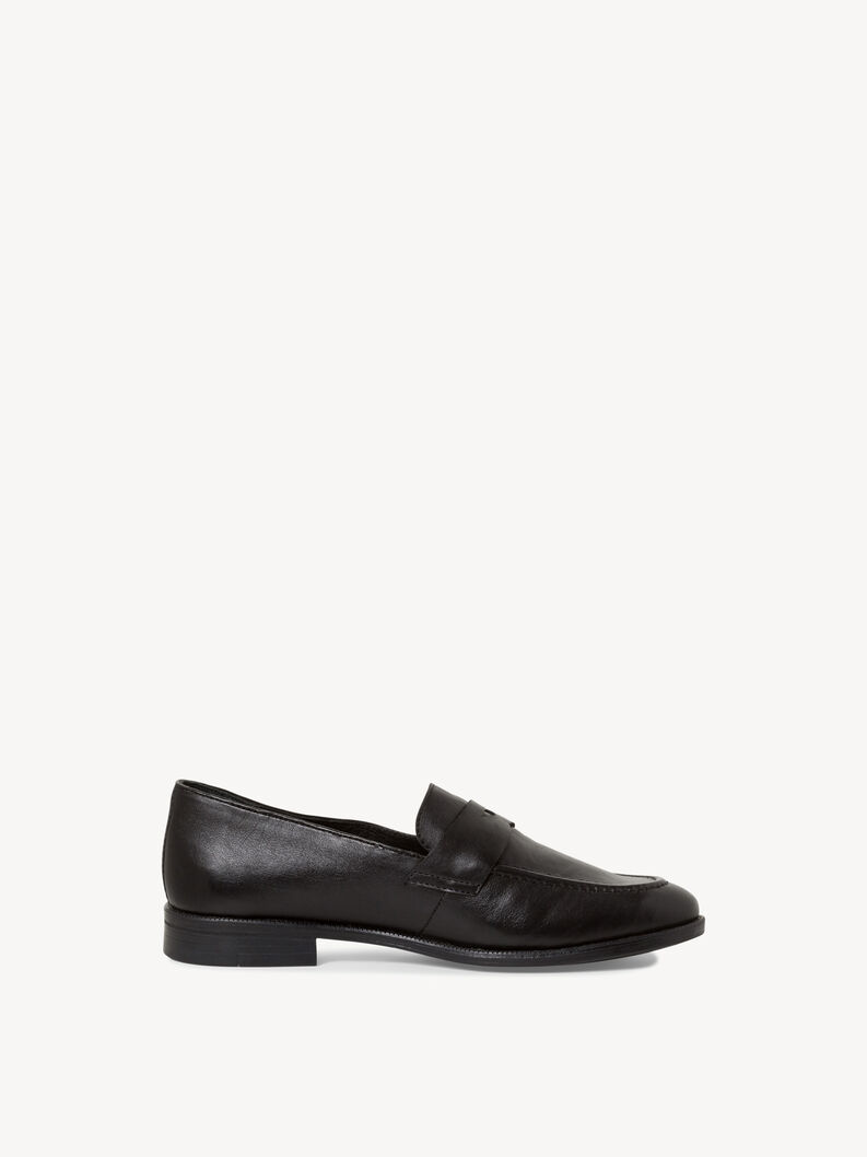 Lederslipper - schwarz, BLACK, hi-res