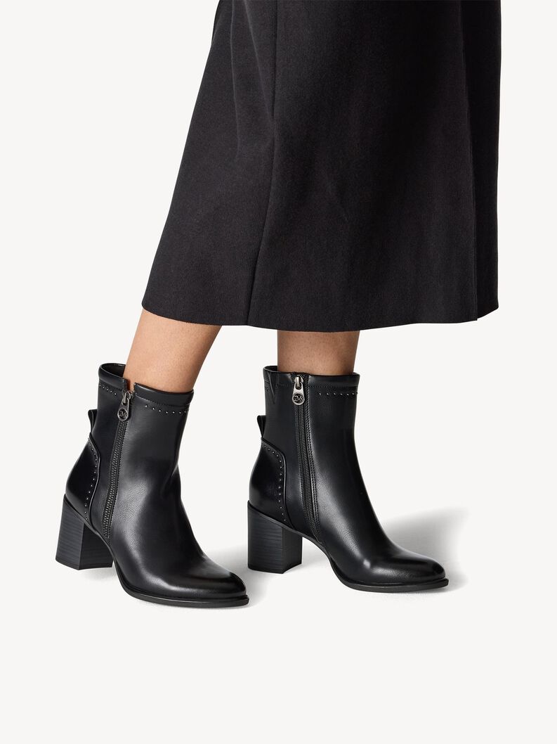 Stiefelette - schwarz, BLACK, hi-res