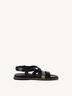 Ledersandale - schwarz, BLACK COMB, hi-res
