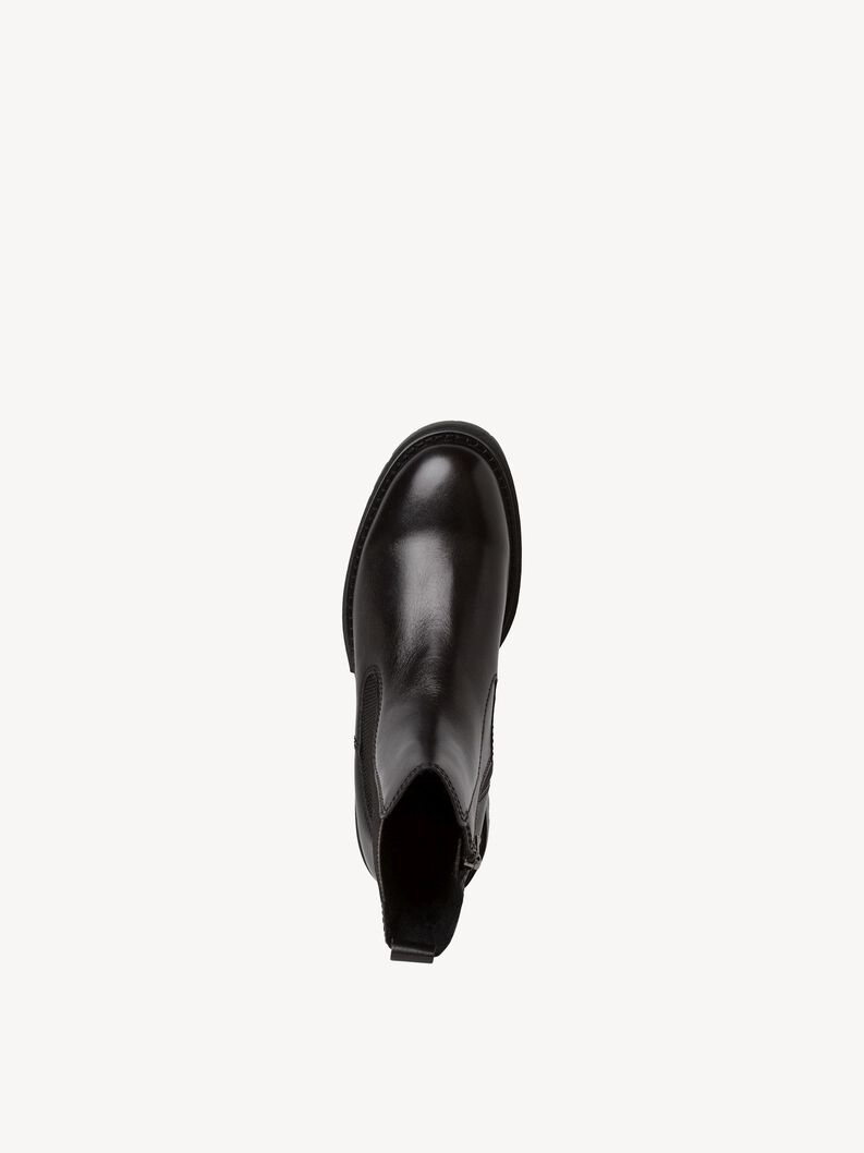 Leather Chelsea boot - black, BLACK, hi-res