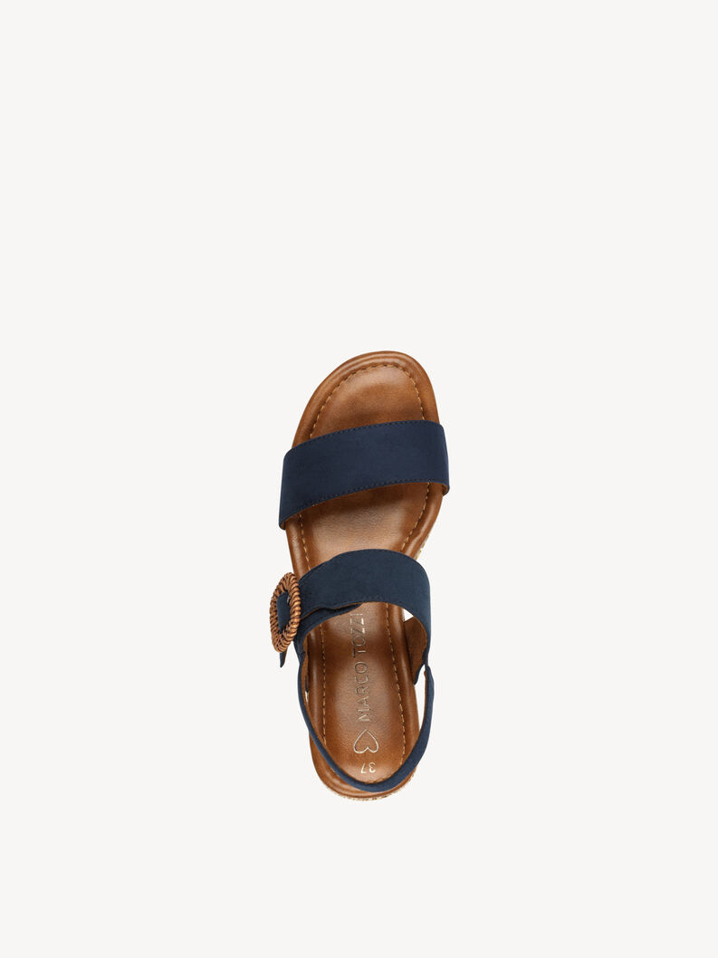 Sandal - blue, NAVY, hi-res