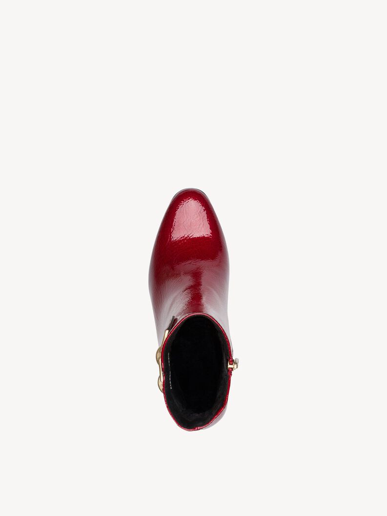 Stiefelette - rot, DK.RED PAT., hi-res