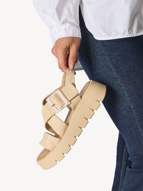 Sandale - beige, TAUPE, hi-res