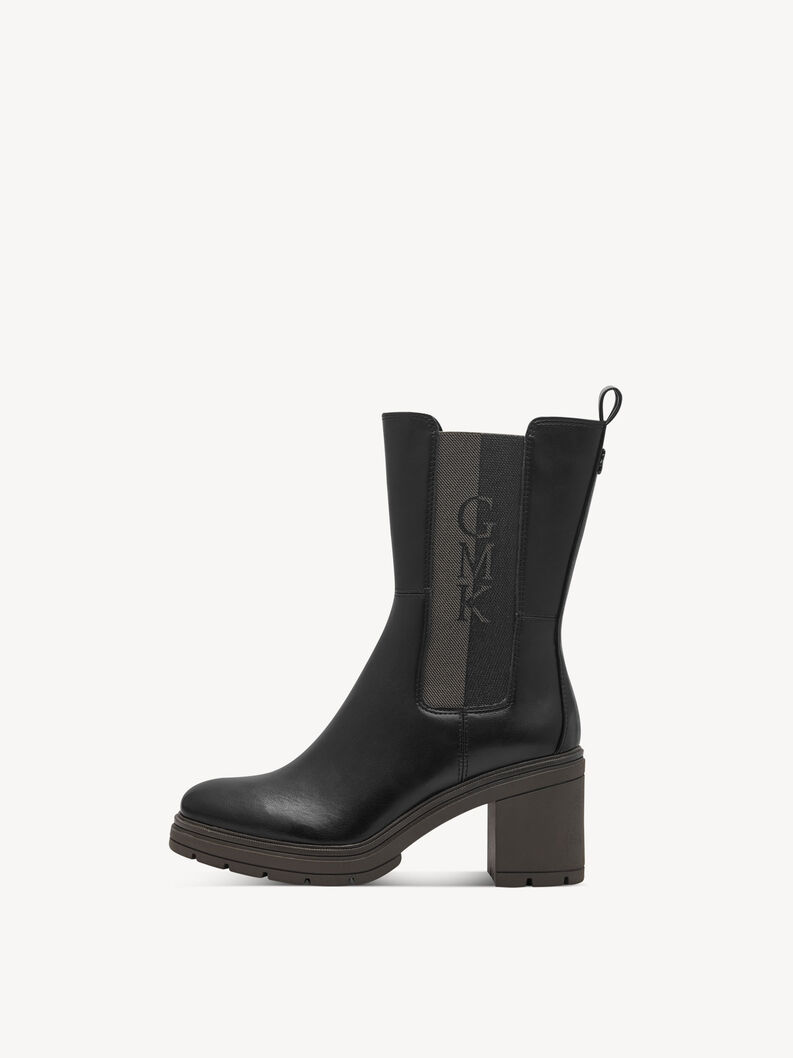 Chelsea Boot - schwarz, BLACK/KHAKI, hi-res