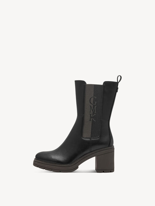 Chelsea Boot, BLACK/KHAKI, hi-res