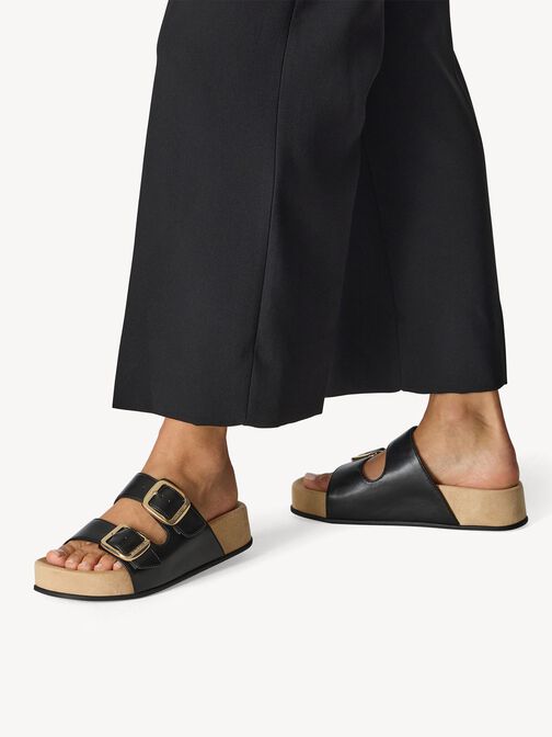 Pantolette - schwarz, BLACK, hi-res