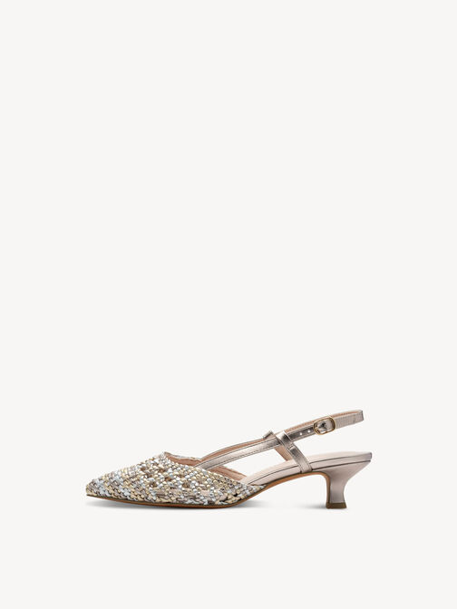 Slingpumps, ROSE MET. COMB, hi-res