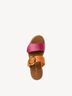Lederpantolette - pink, PINK COMB, hi-res