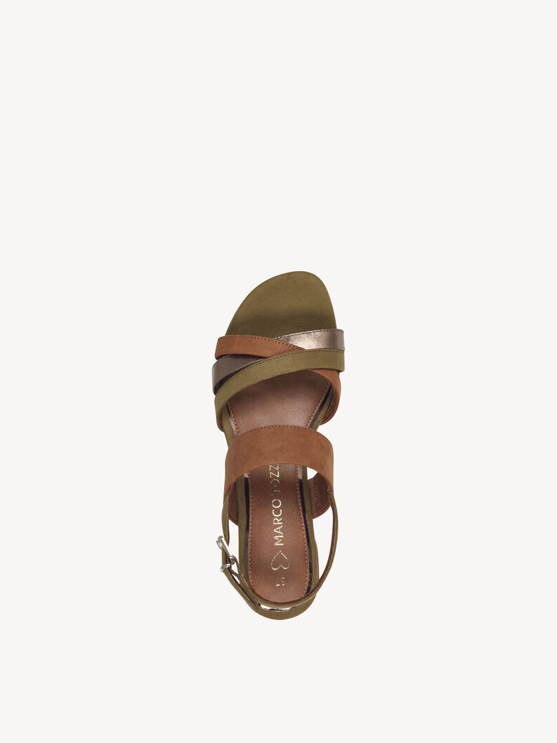 Sandalette - khaki, FERN GREEN COM, hi-res