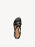 Ledersandale - schwarz, BLACK, hi-res