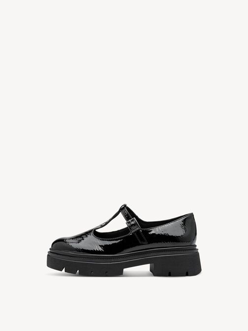 Slipper, BLACK PATENT, hi-res