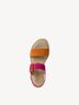 Ledersandale - pink, PINK COMB, hi-res