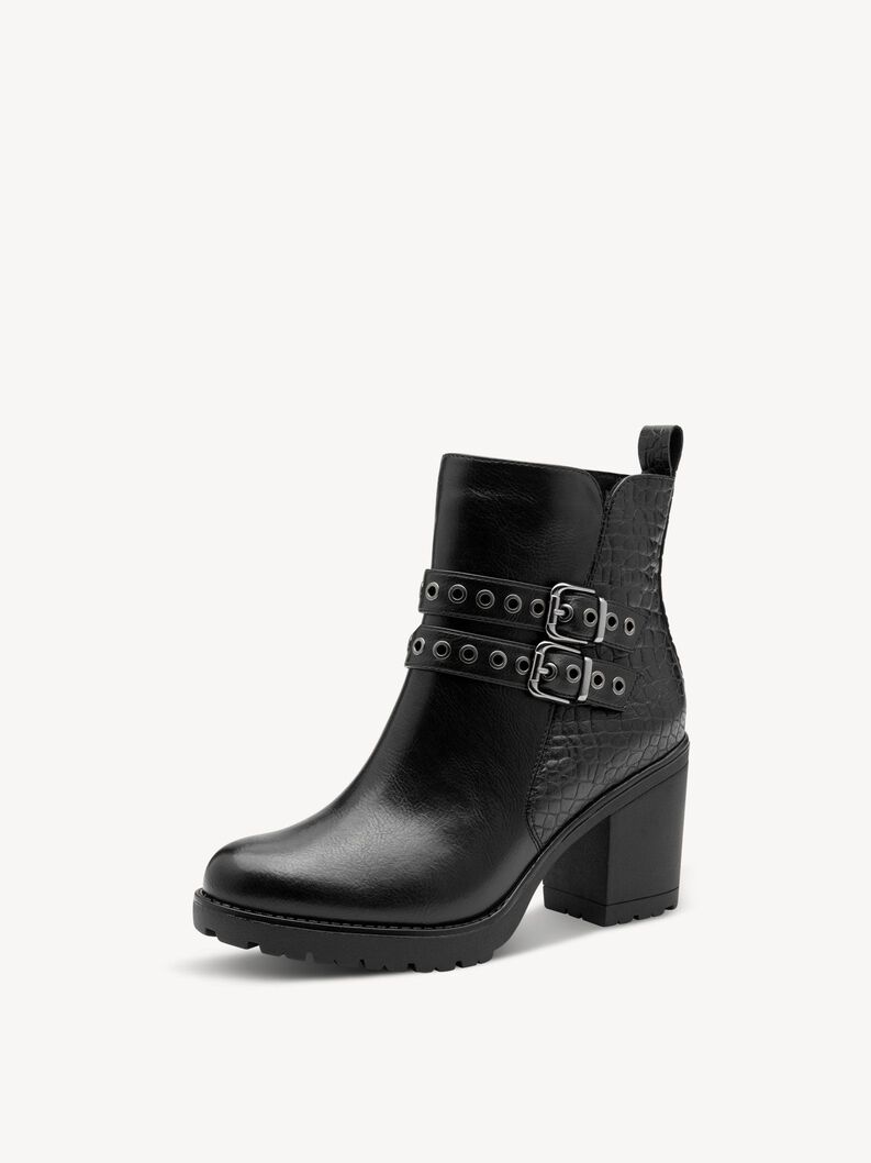 Stiefelette - schwarz, BLACK, hi-res