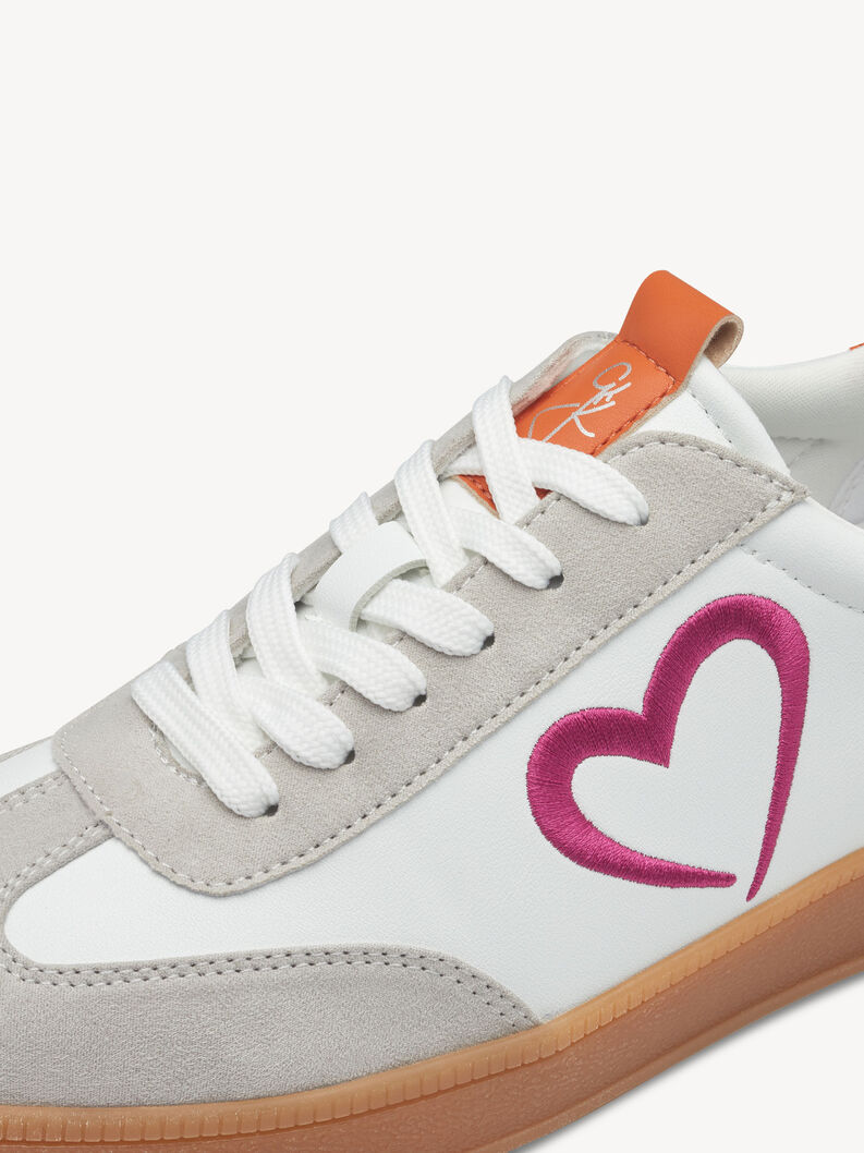 Sneaker - wei&szlig;, WHITE/PINK, hi-res