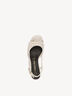 Ledersandalette - beige, CREAM, hi-res