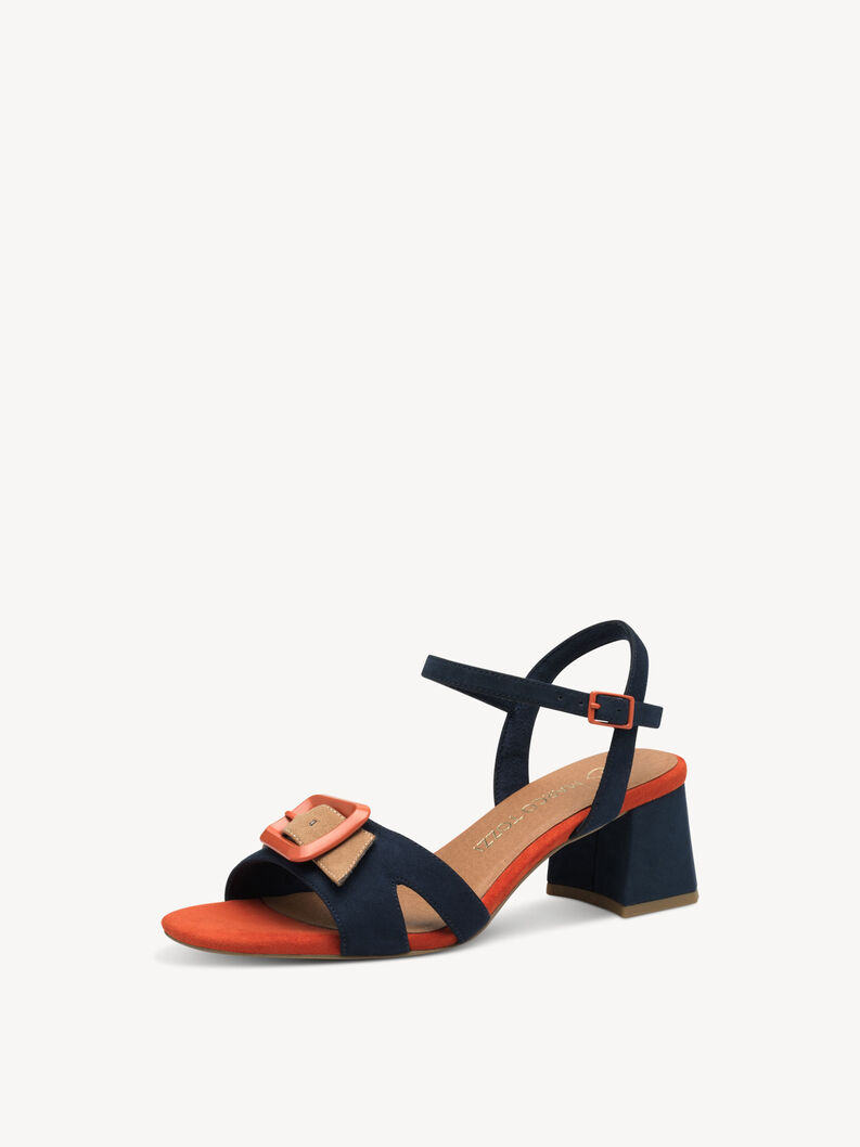 Sandal - blue, NAVY COMB, hi-res