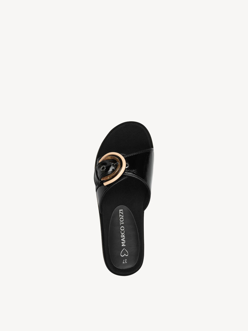 Mule - black, BLACK PATENT, hi-res