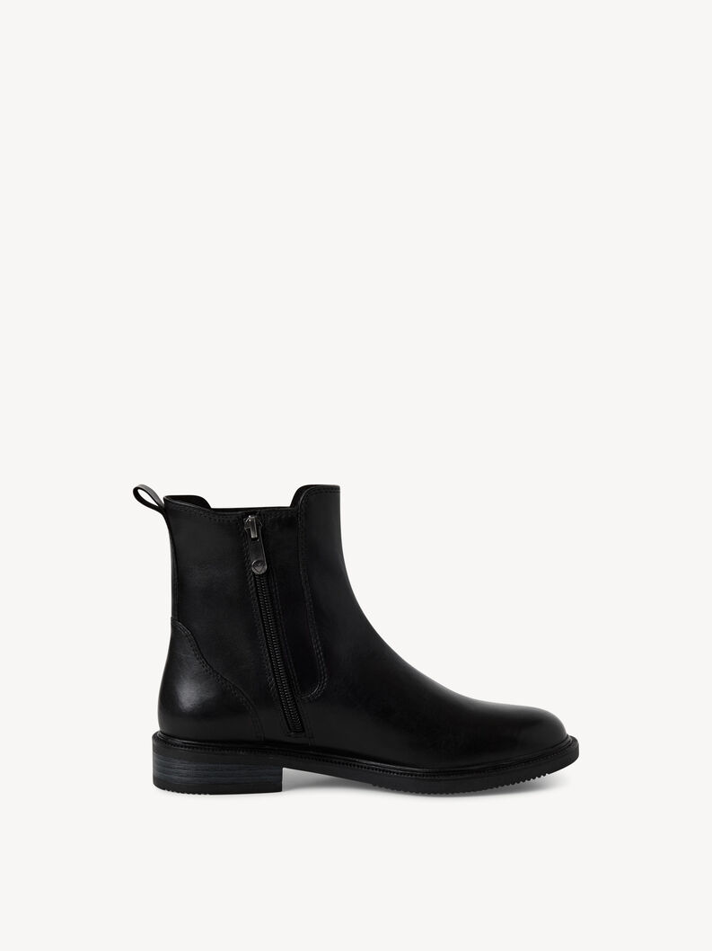 Leather Chelsea boot - black, BLACK, hi-res