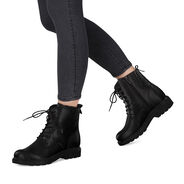 Lederstiefelette - schwarz, BLACK ANTIC, hi-res