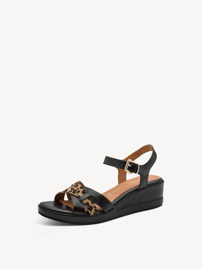 Sandalette - schwarz, BLACK COMB, hi-res