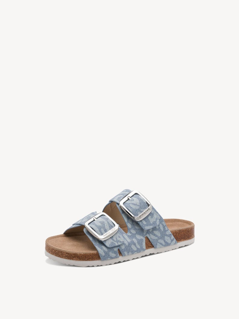 Pantolette - blau, LEO LT.BLUE, hi-res
