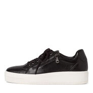 Ledersneaker - schwarz, BLACK NAPPA, hi-res