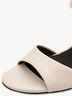 Ledersandalette - beige, CREAM, hi-res